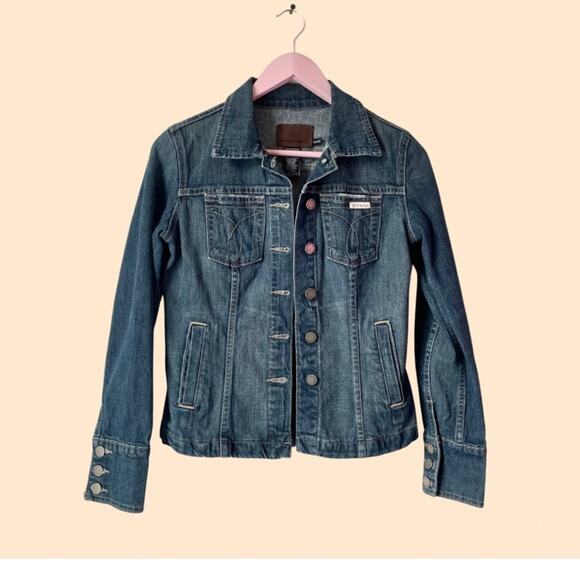 Calvin Klein Vintage Jean Jacket Size Small - Picture 1 of 5